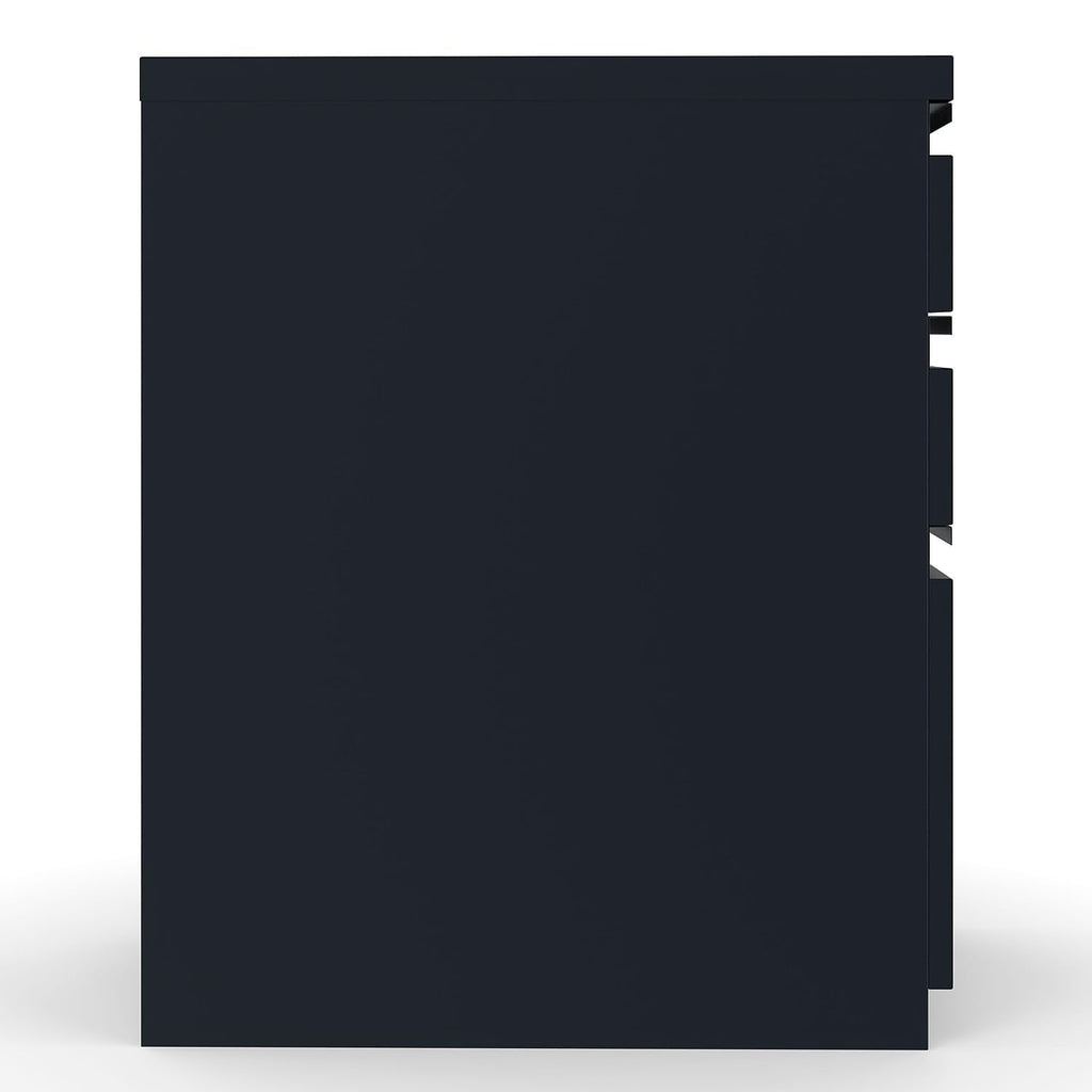 Black 3 Drawer Letter Size Lockable File Cabinet F1766