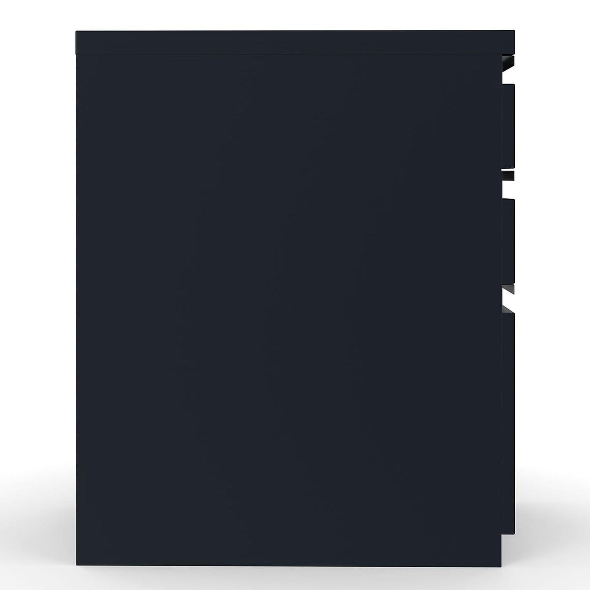 Black 3 Drawer Letter Size Lockable File Cabinet F1766