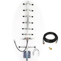 Outdoor Yagi Antenna 10 dbi with Low Loss Cable RG58 16.5ft N952