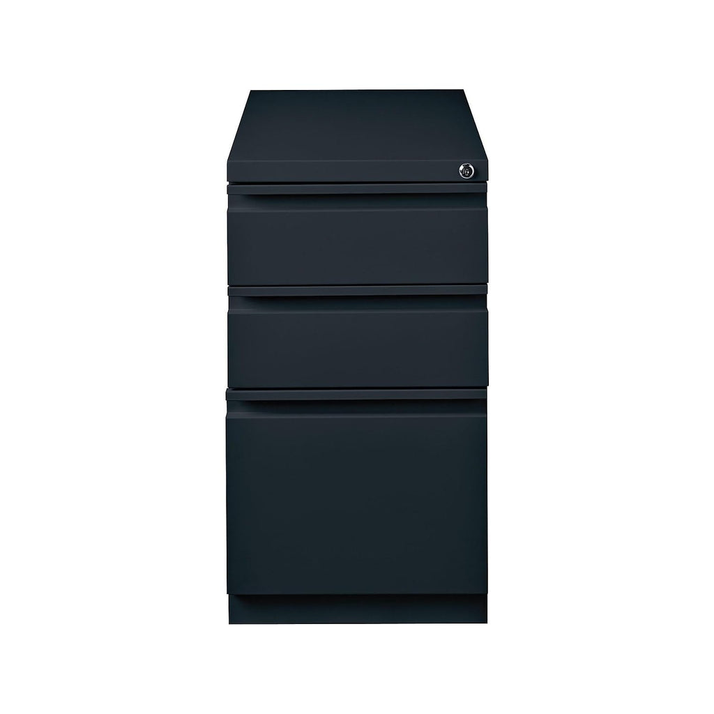 Black 3 Drawer Letter Size Lockable File Cabinet F1766
