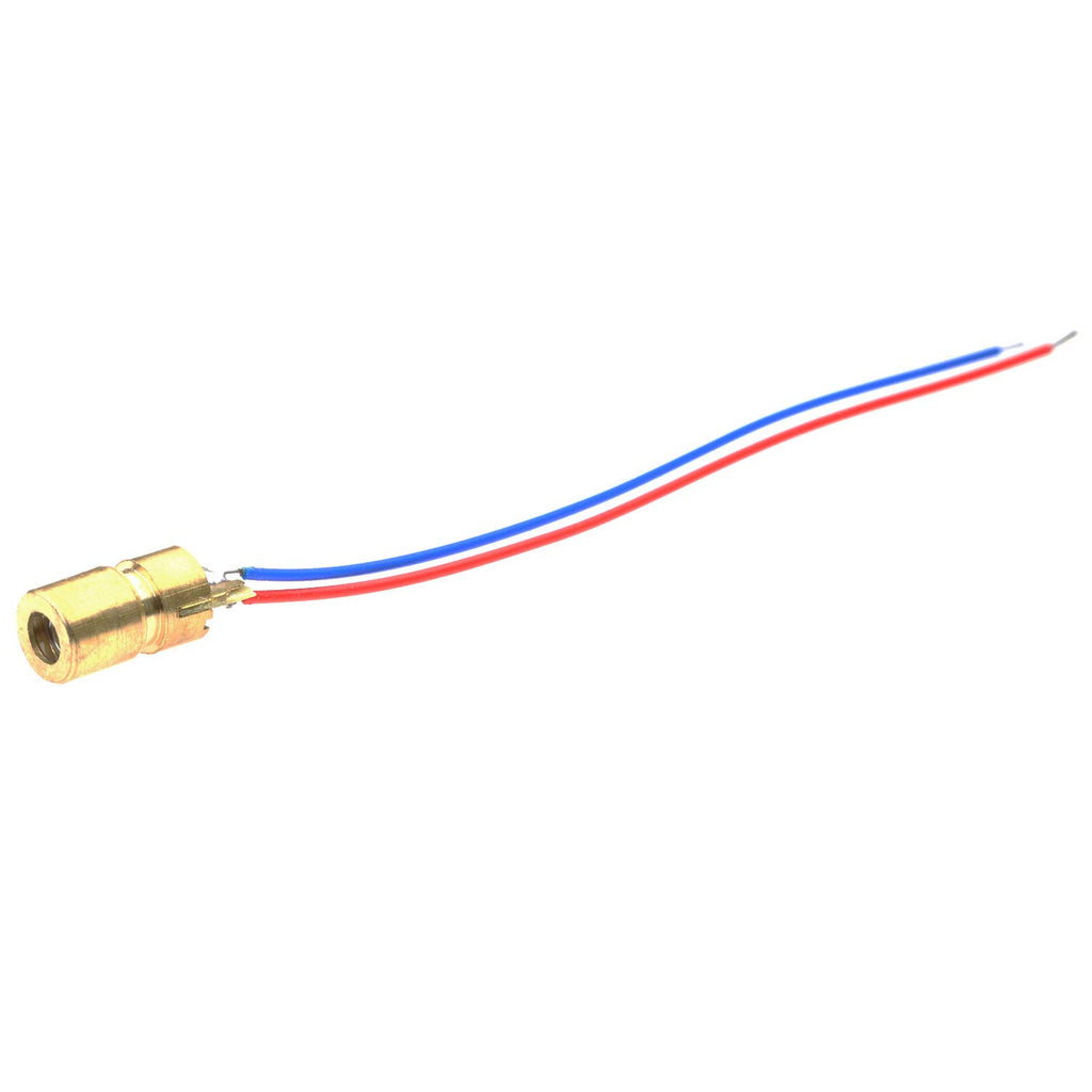 10-Pack 3.3V 650nm Mini Red Laser Dot Diode Module 6mm 5mW O826667