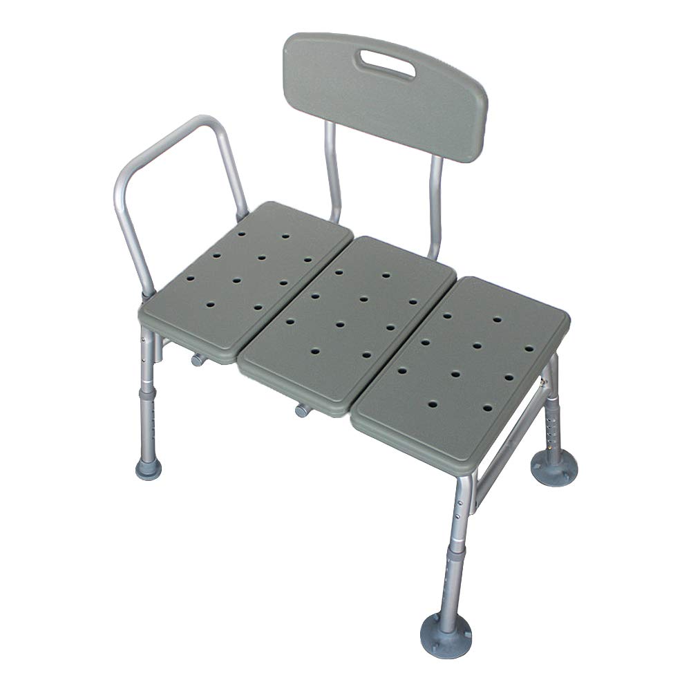 Bathtub Transfer Bench Bath Chair with Back and Handle V8919