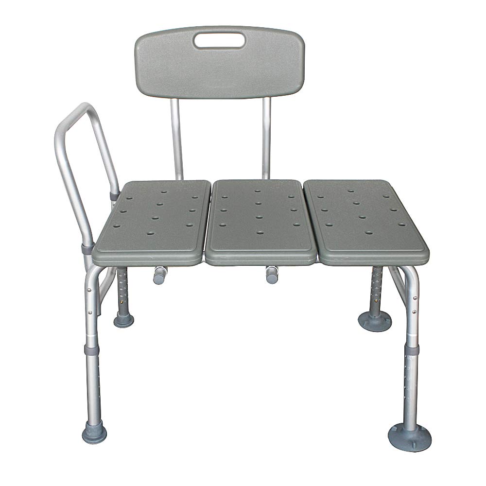 Bathtub Transfer Bench Bath Chair with Back and Handle V8919