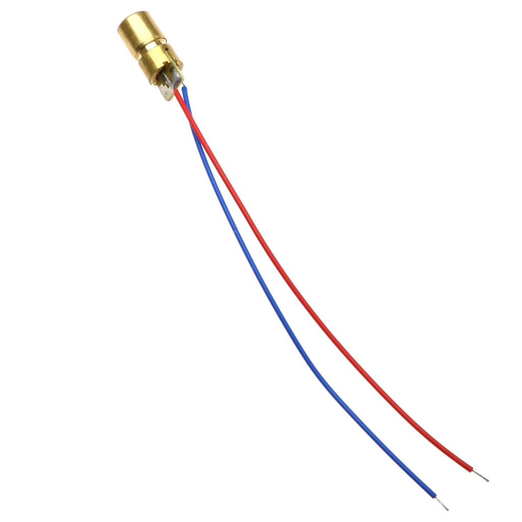 10-Pack 3.3V 650nm Mini Red Laser Dot Diode Module 6mm 5mW O826667