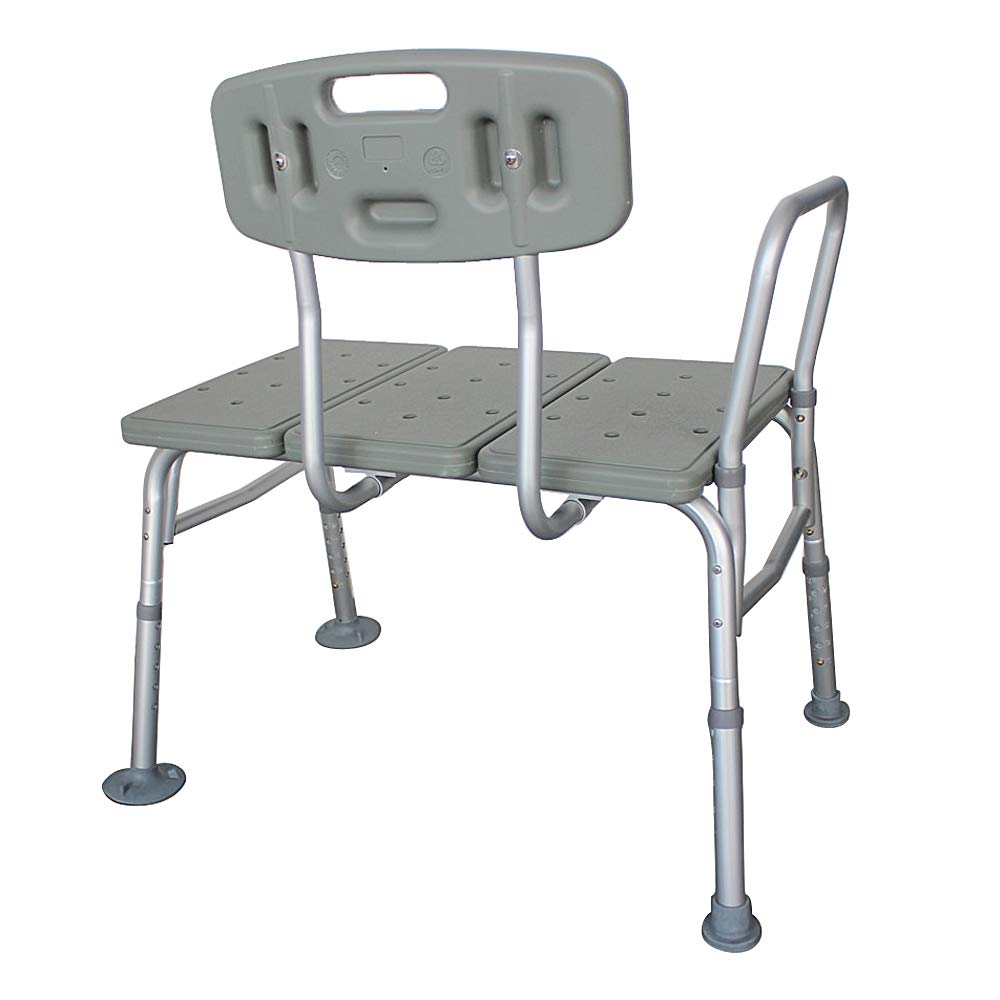 Bathtub Transfer Bench Bath Chair with Back and Handle V8919