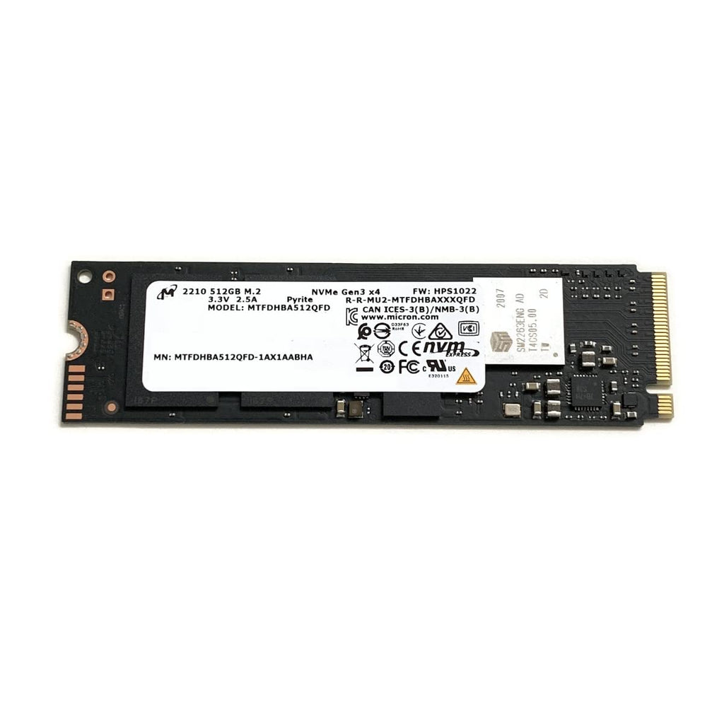 512GB NVMe PCIe Gen3 x4 SSD X6330