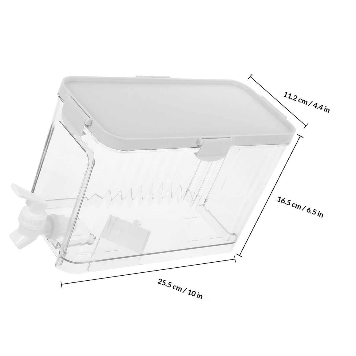 Refrigerator Water Jug with Faucet Large Capacity Beverage Dispenser D800