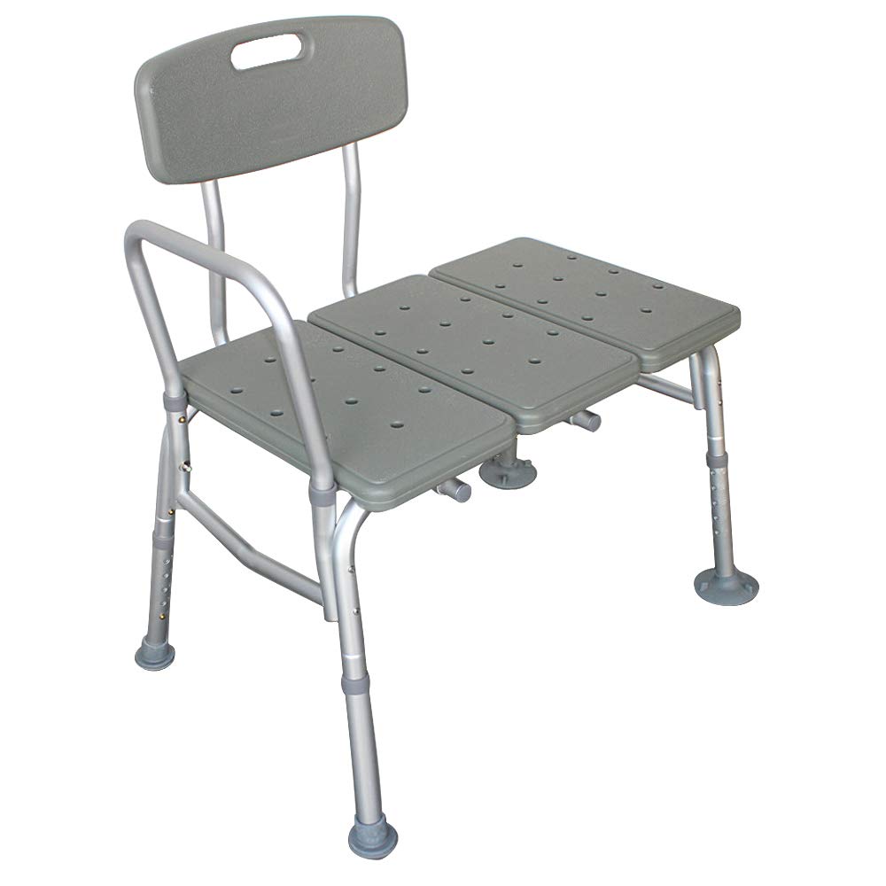 Bathtub Transfer Bench Bath Chair with Back and Handle V8919