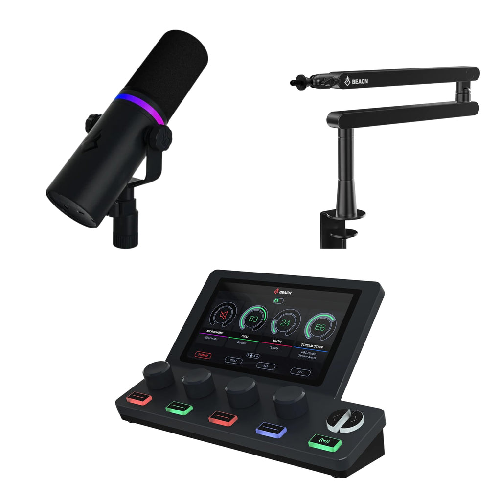 USB Mic, Audio Mixer, Mic Stand U766595
