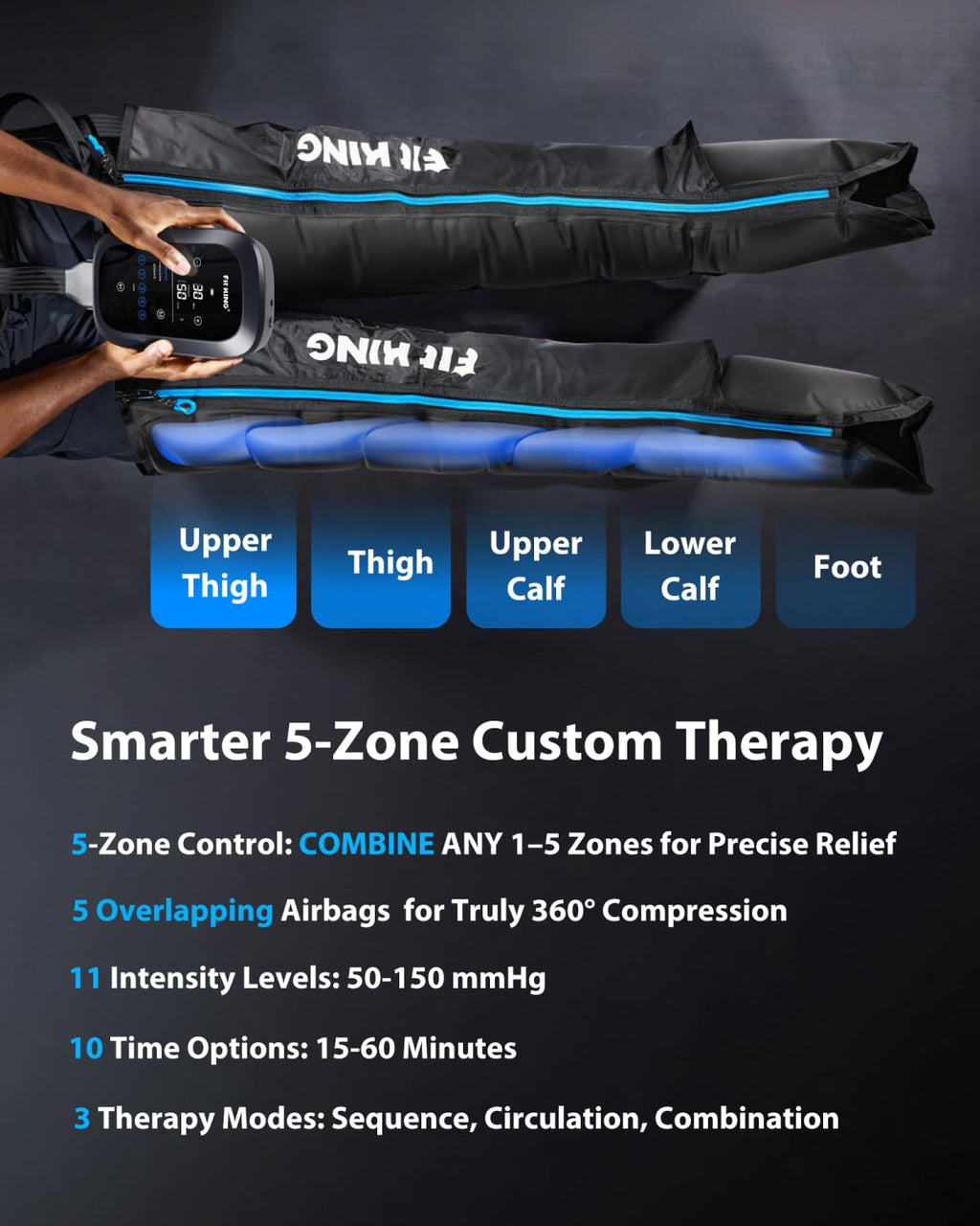 Cordless Leg Massager Compression Boots S588