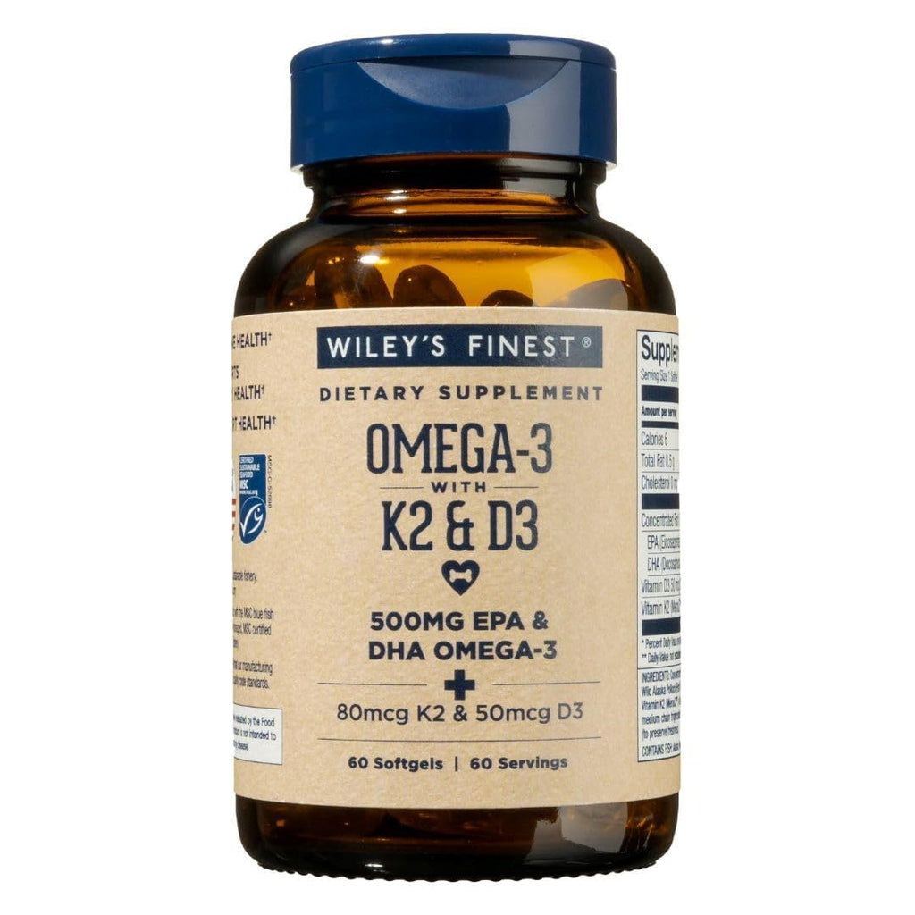Omega-3 with Vitamin K2 and D3, 60 Count U170