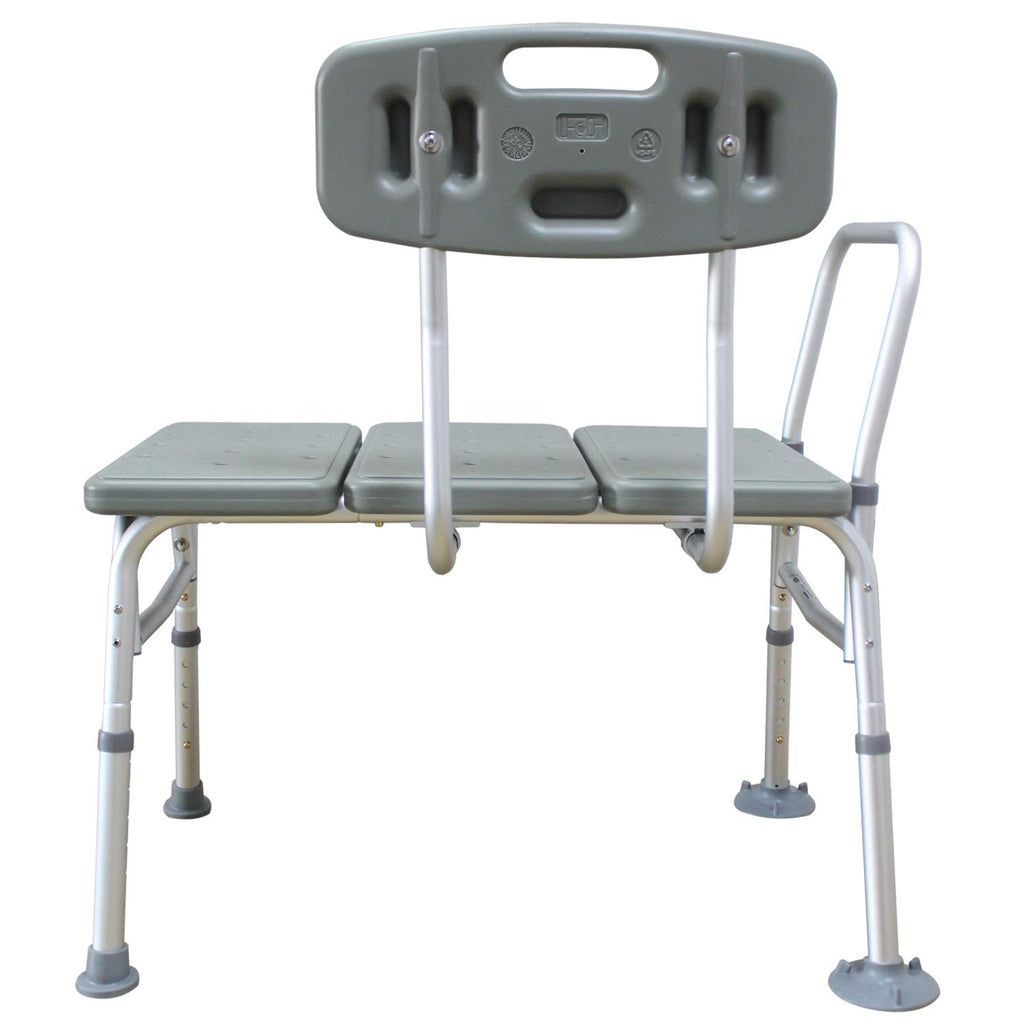 Bathtub Transfer Bench Bath Chair with Back and Handle V8919