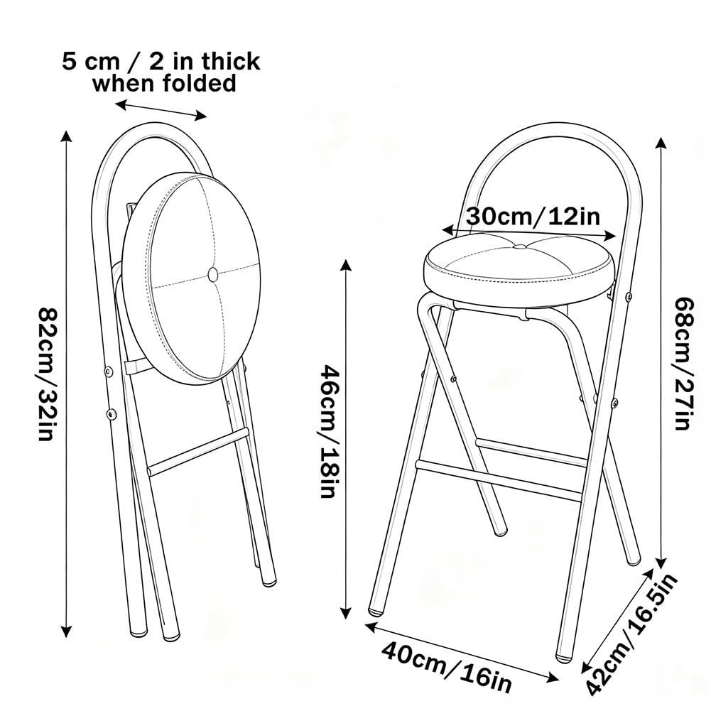 Portable Folding Bar Stool A40604