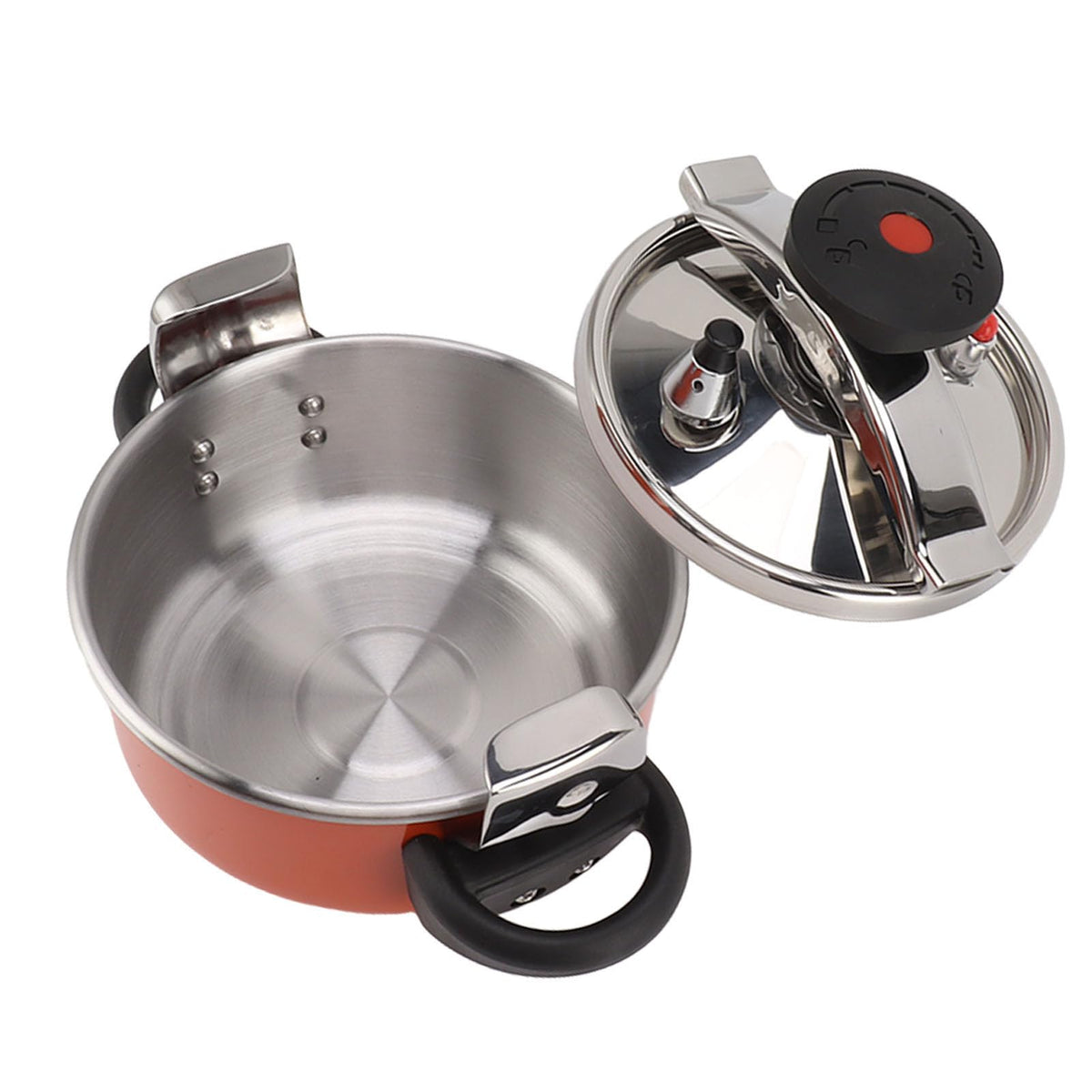 2L Stainless Steel Mini Pressure Cooker J60192
