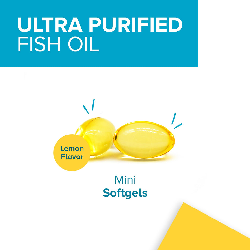 Omega-3 Fish Oil Mini Softgels 1000mg EPA DHA 180ct J4860
