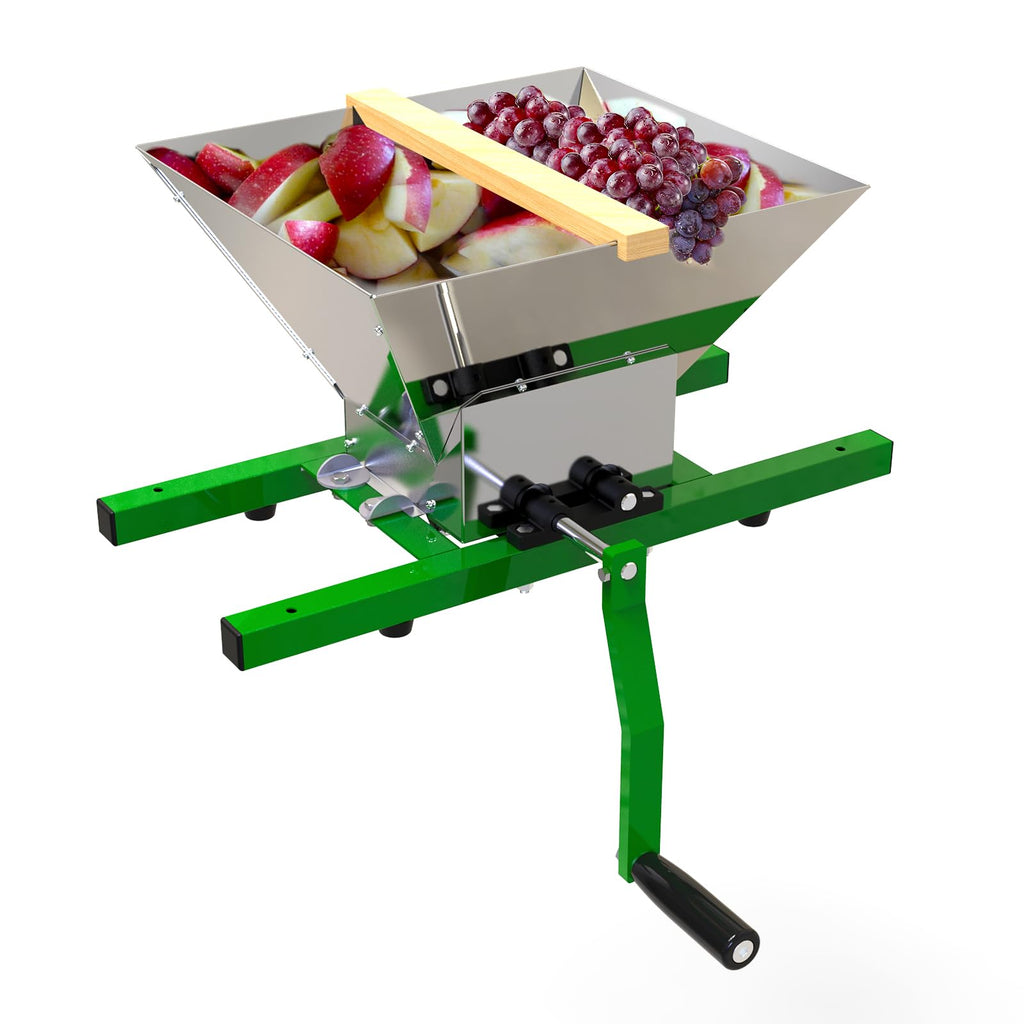 7L Manual Juicer Grinder Stainless Steel 1.8 Gallon Green W485077