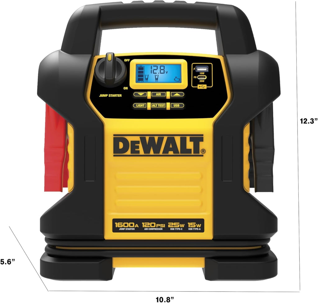 1600 Peak Amp Jump Starter with 120 PSI Air Inflator J315