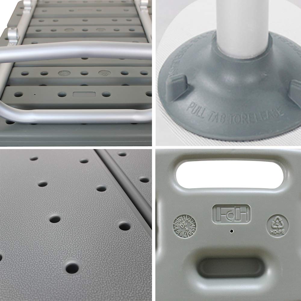 Bathtub Transfer Bench Bath Chair with Back and Handle V8919
