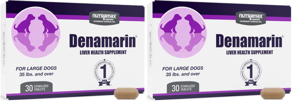 Large Dog Liver Health Supplement Coated Tablets 30 Count Pack of 2 I5492