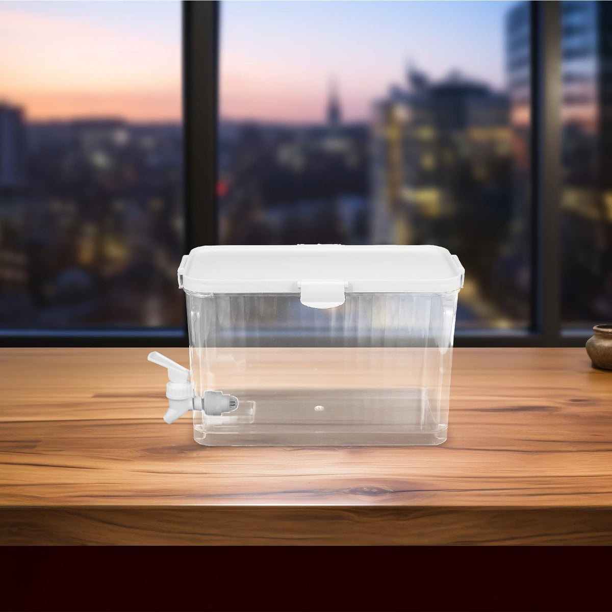 Refrigerator Water Jug with Faucet Large Capacity Beverage Dispenser D800