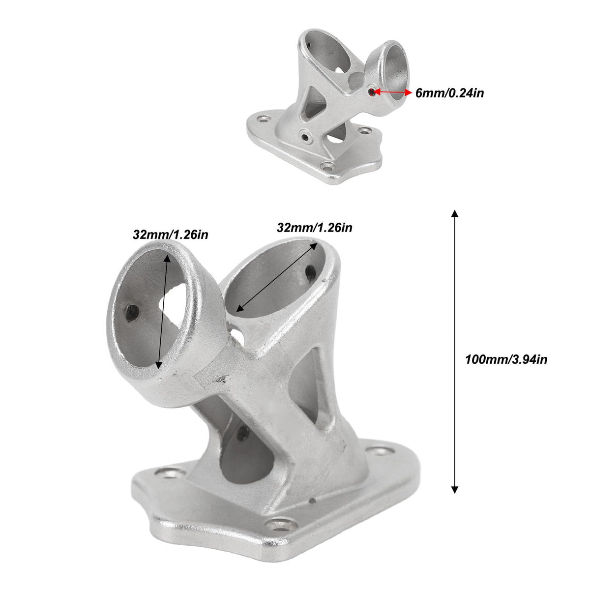 Heavy Duty Stainless Steel Flag Pole Bracket Mount R151