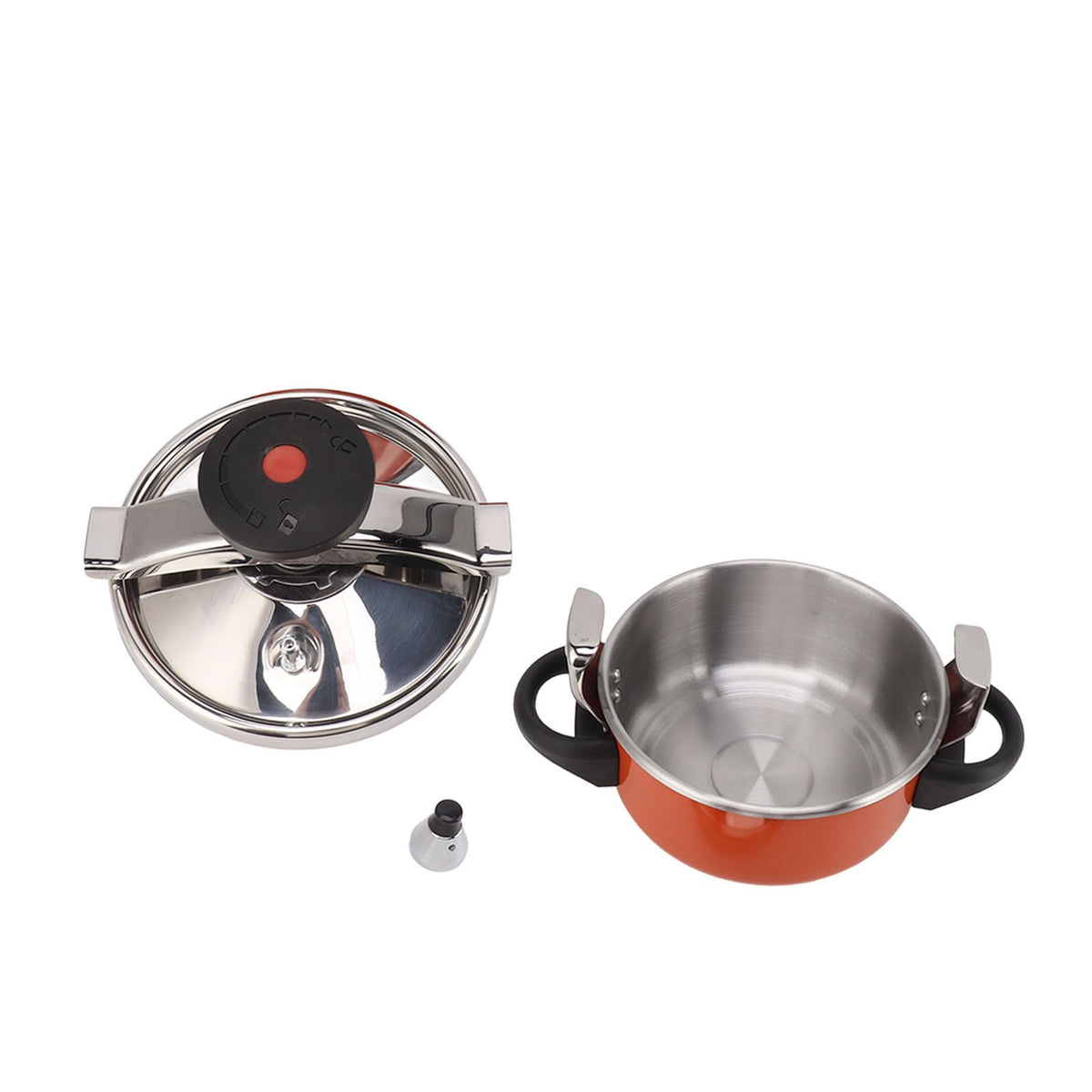 2L Stainless Steel Mini Pressure Cooker J60192