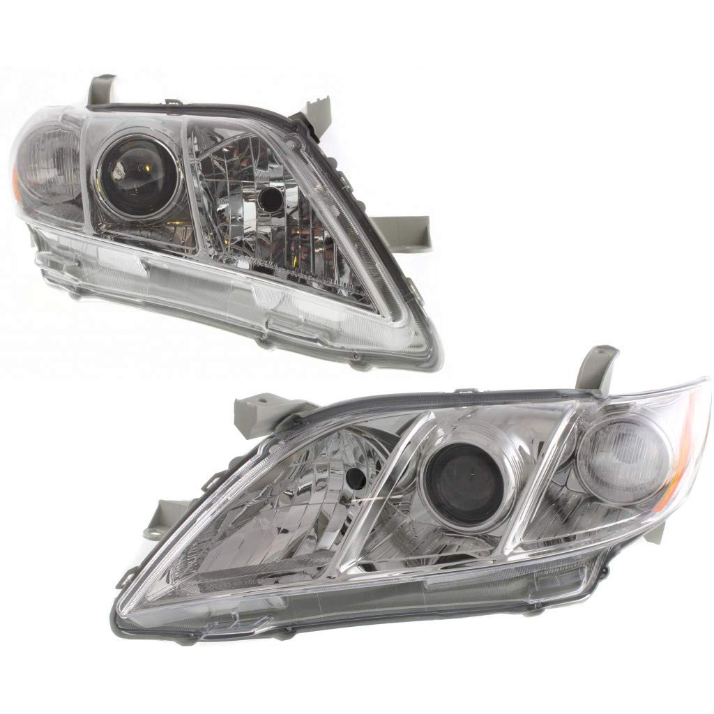 Toyota Camry 2007 2008 2009 Headlight Assembly Pair Driver and Passenger Side DOT Certified Y7200