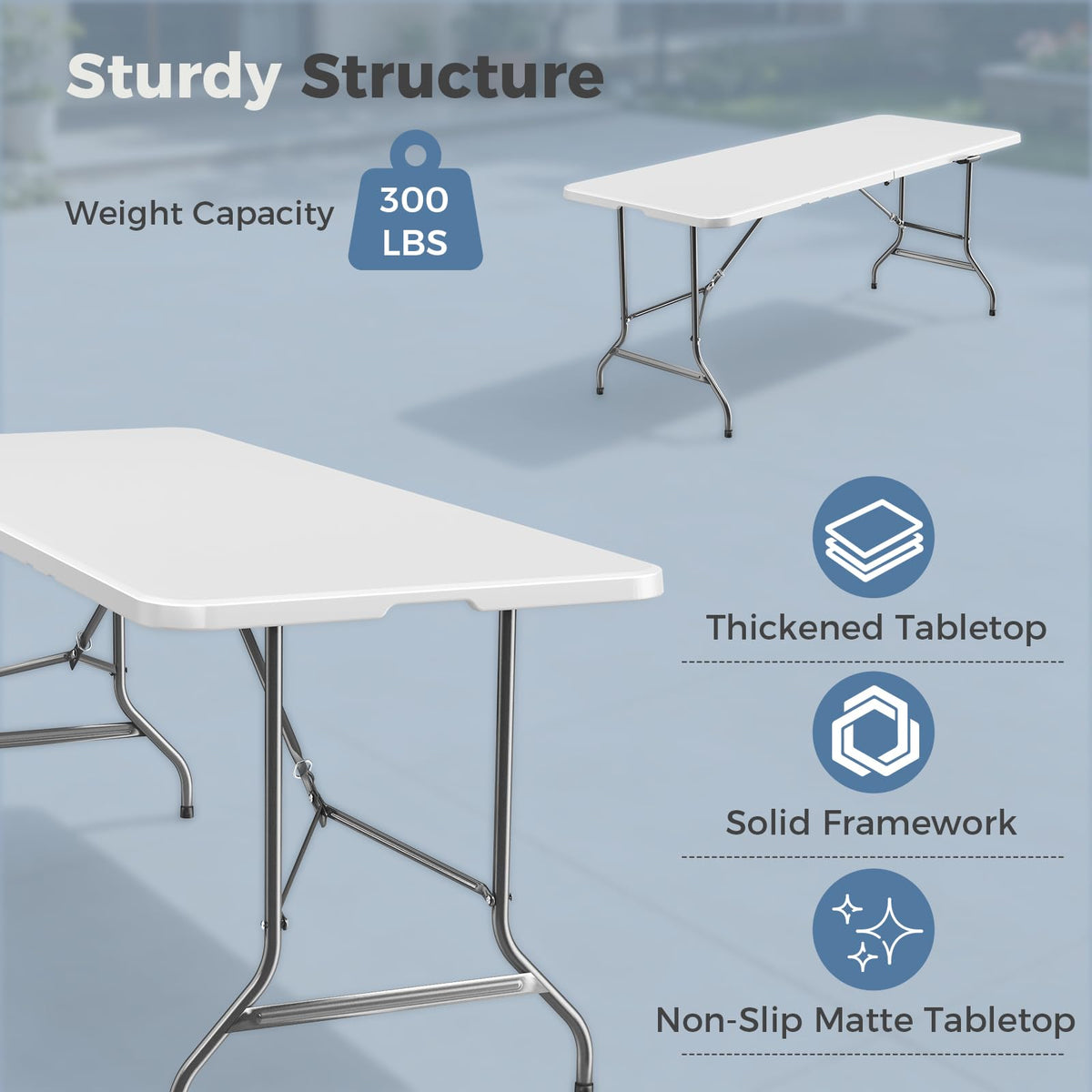6 FT Folding Picnic Table P84699