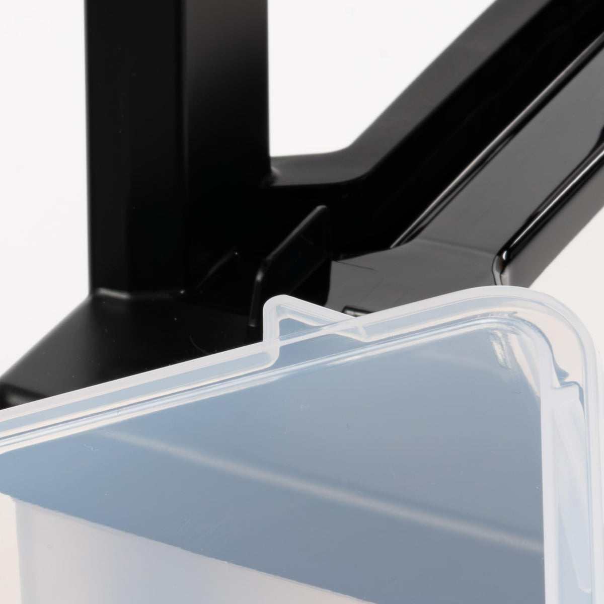 3 Drawer Slim Narrow Storage Organizer, 2-Pack, Black/Clear S837875