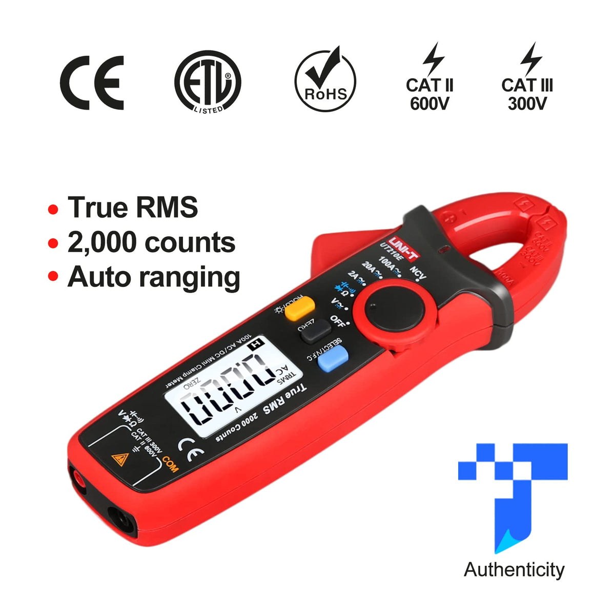 Mini Digital Clamp Meter & Phillips Screwdriver D7725