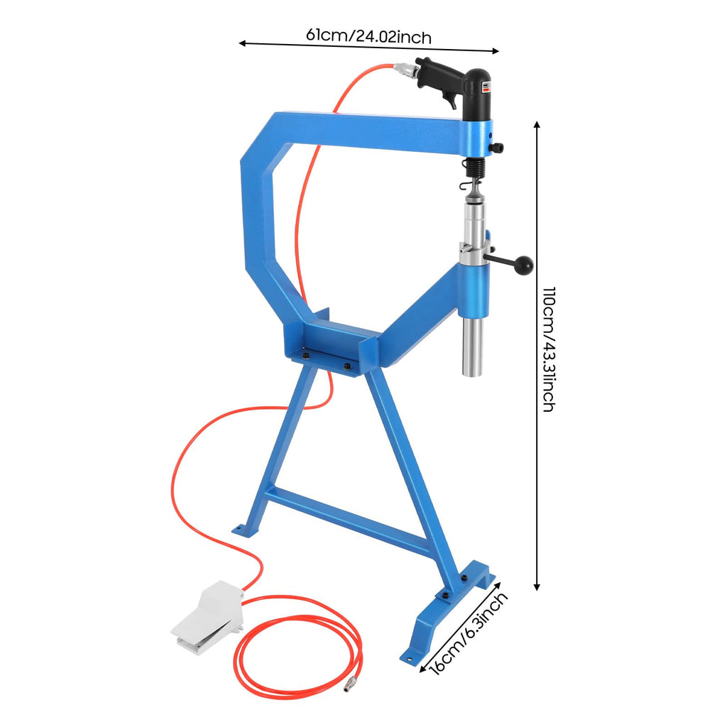 Pneumatic Planishing Hammer with 1" 2" 3" Anvils A85197