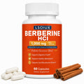 Berberine HCl 1000 mg with Ceylon Cinnamon and Probiotic, 60 Capsules U882