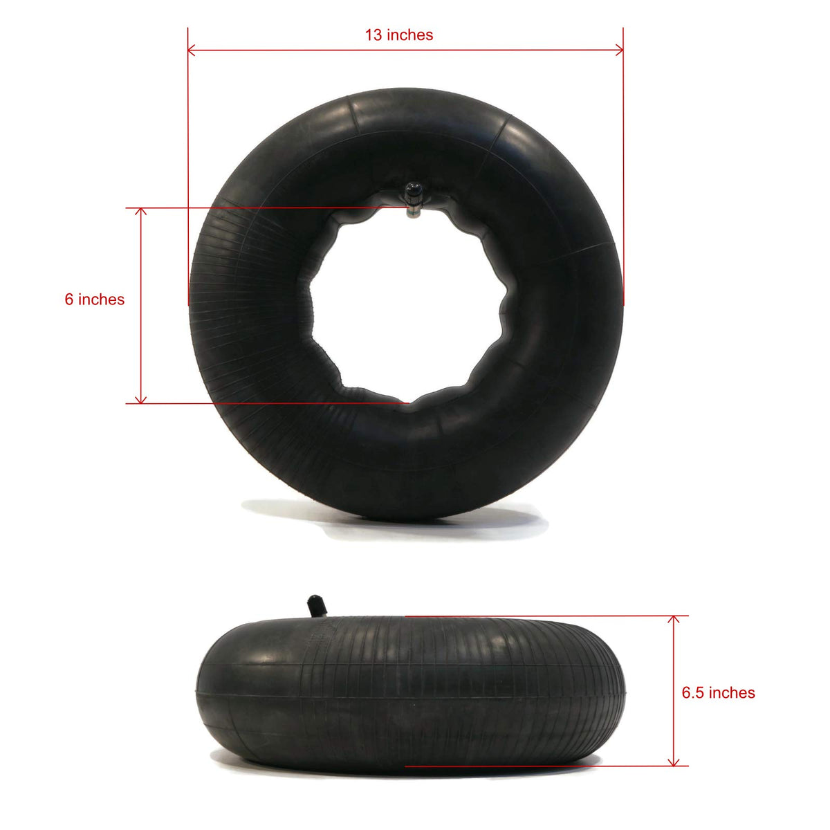13x6.50-6 Inner Tubes with TR13 Straight Stem 4-Pack H795