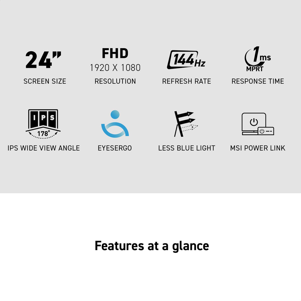 24-inch IPS 1920 x 1080 144Hz Gaming Monitor T780
