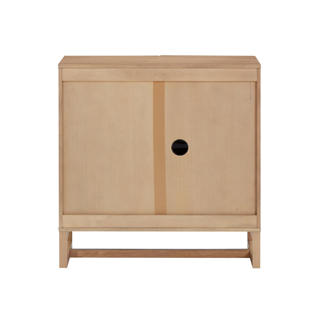 Mid-Century Modern Wood Storage Cabinet with Doors L50218