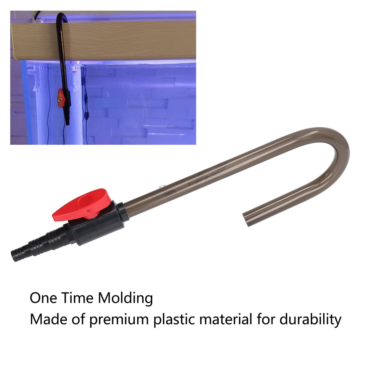 Wall Mounted Aquarium Water Filler Tube with Control Valve V130637