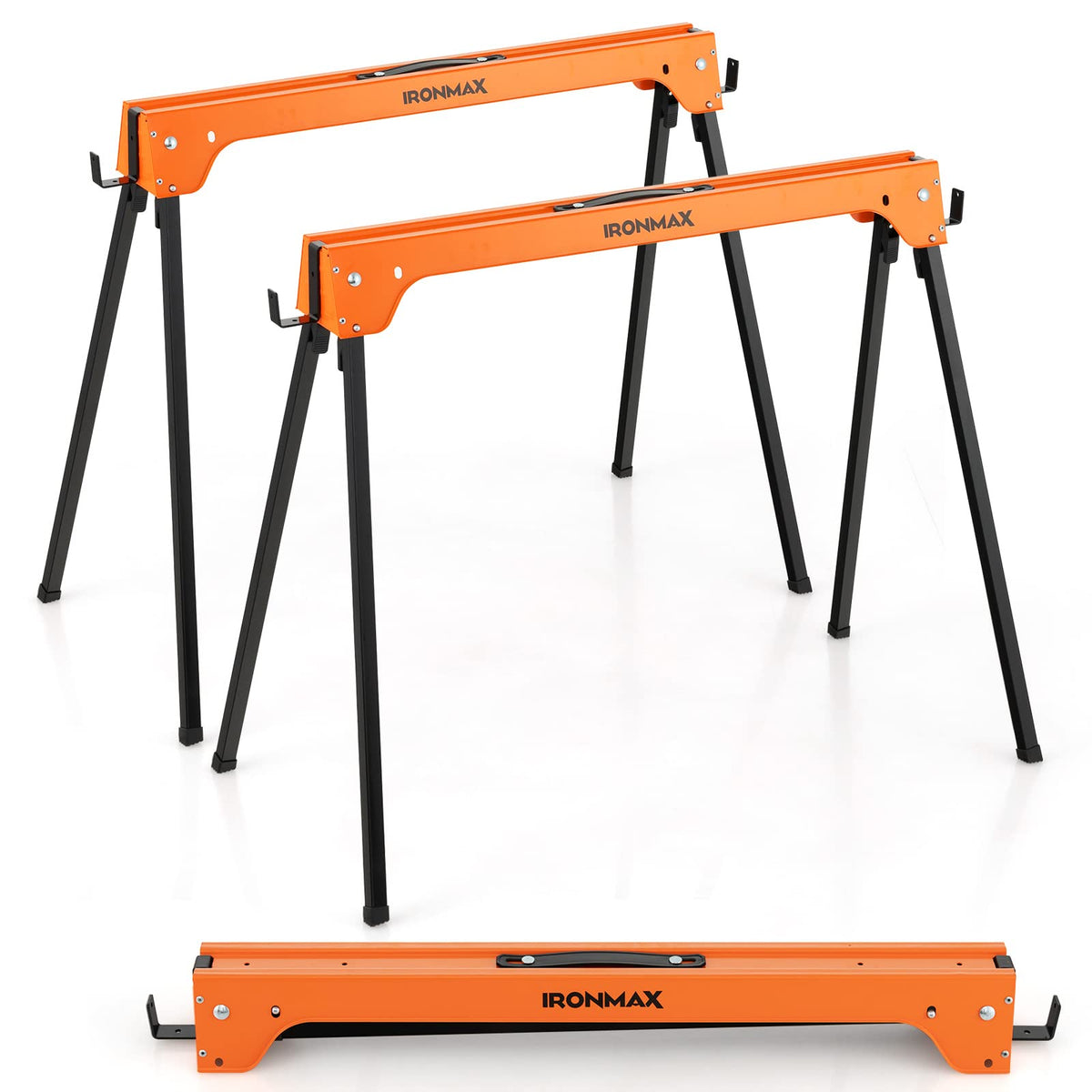 2 Pack Portable Foldable Saw Horses B6430