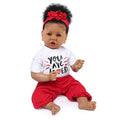 20-Inch African American Reborn Baby Doll M476