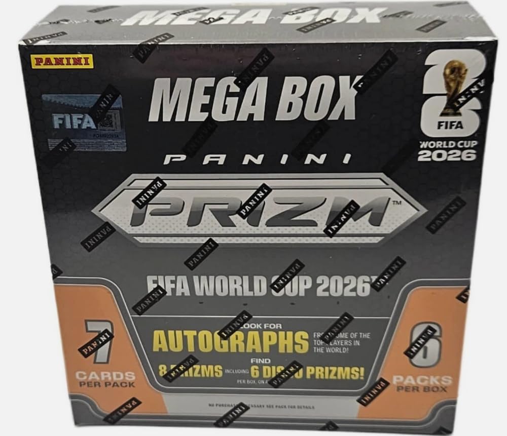 2026 Prizm FIFA World Cup Soccer Mega Box 42 Cards O898630