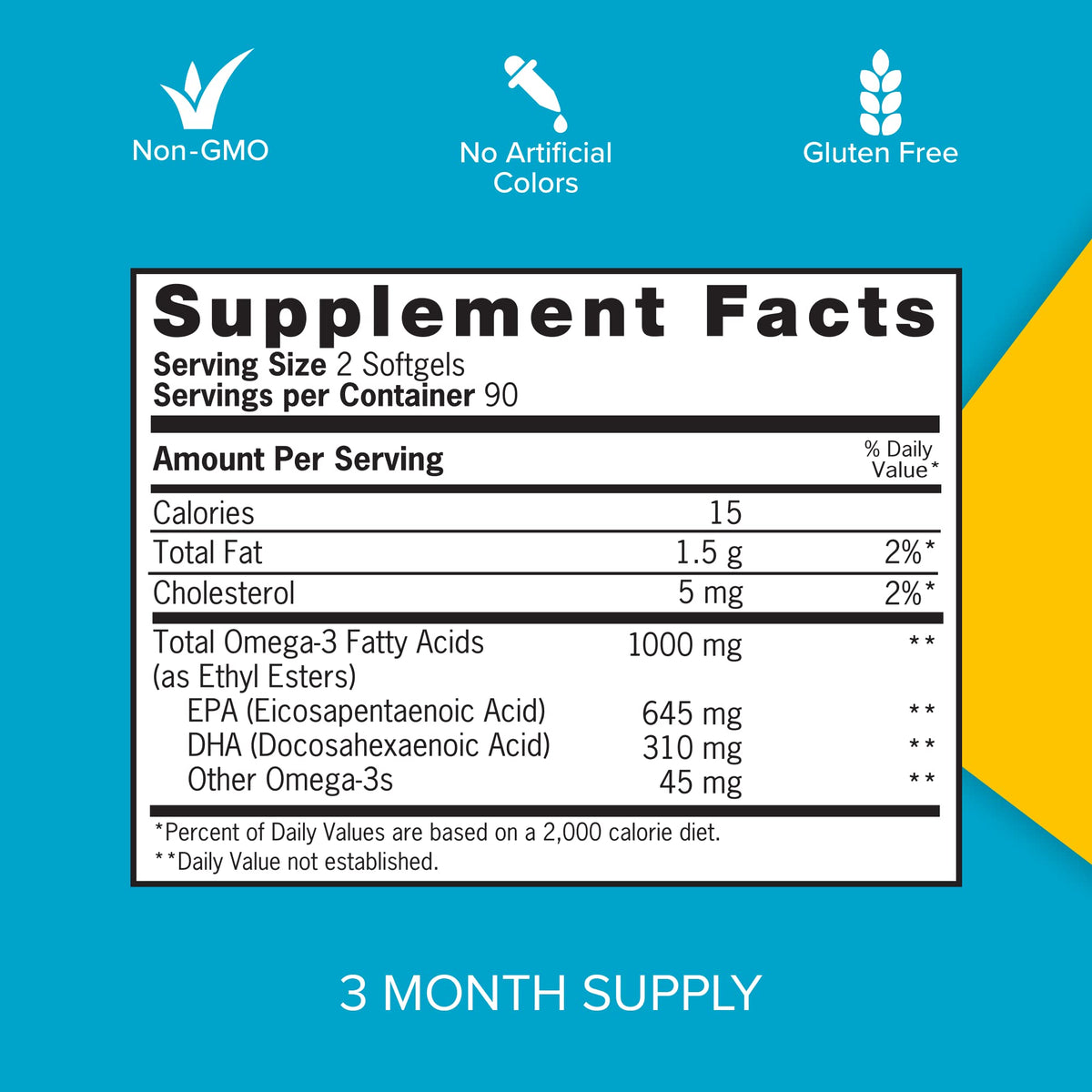 Omega-3 Fish Oil Mini Softgels 1000mg EPA DHA 180ct J4860