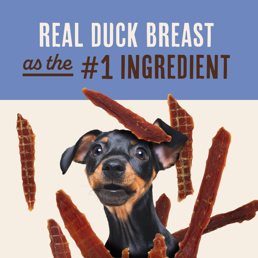 Duck Jerky Dog Treats 12 oz W697218