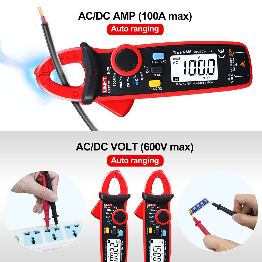 Mini Digital Clamp Meter & Phillips Screwdriver D7725