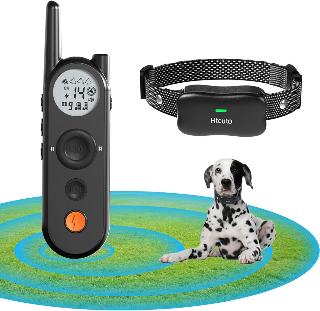 Wireless Dog Fence and Remote Training Collar, IPX7 Waterproof, Black K49986