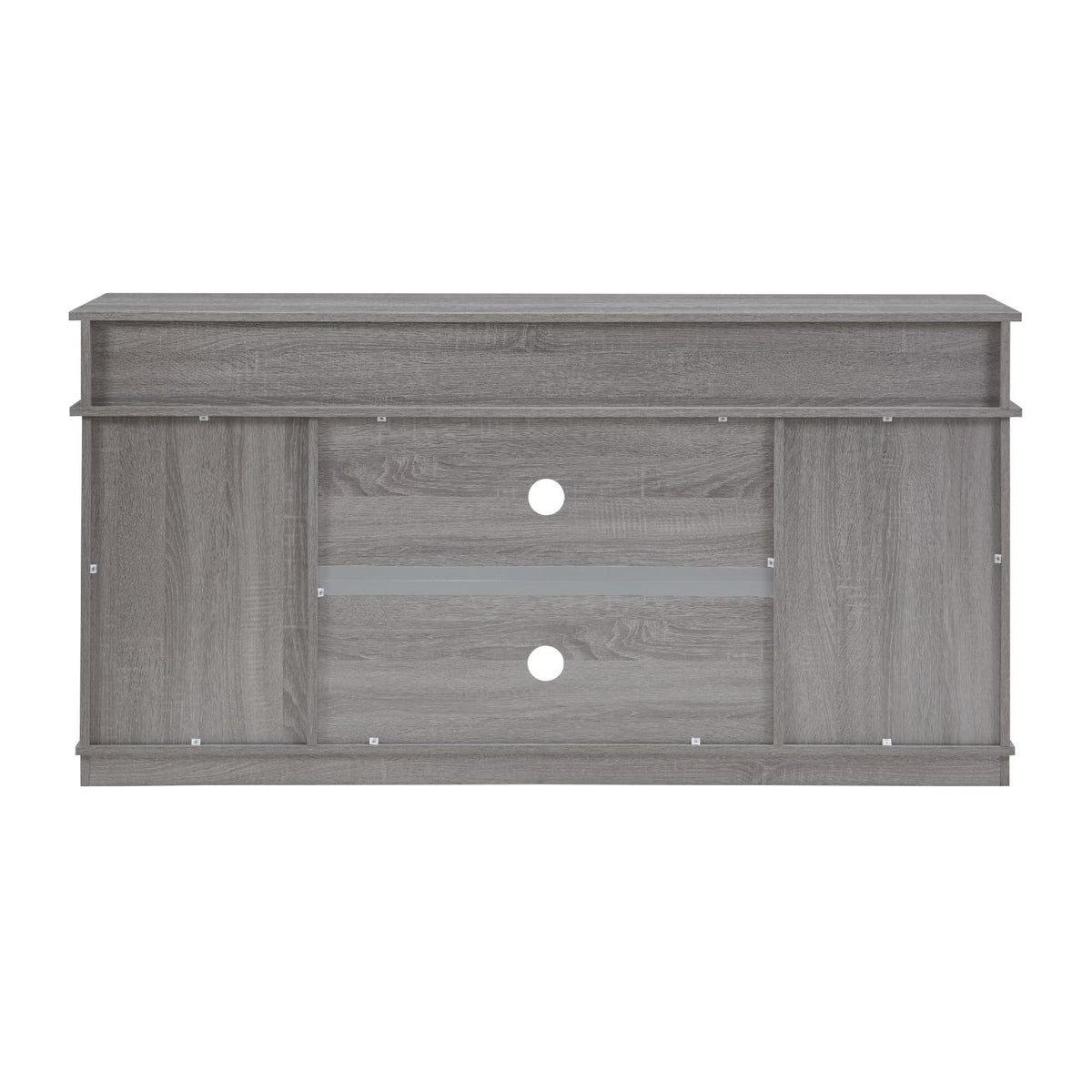 65" Grey TV Stand with Sliding Doors J25234