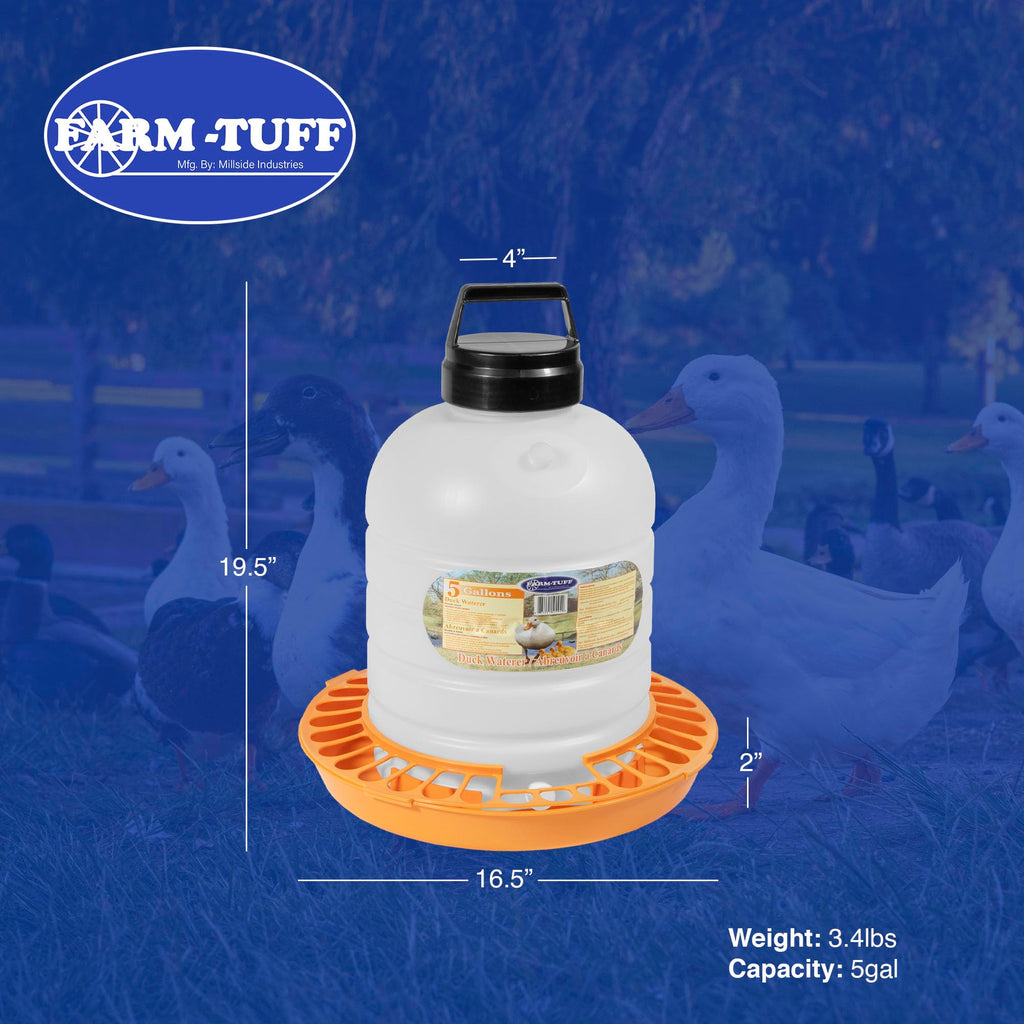 5 Gallon BPA-Free Plastic Poultry Waterer M4846