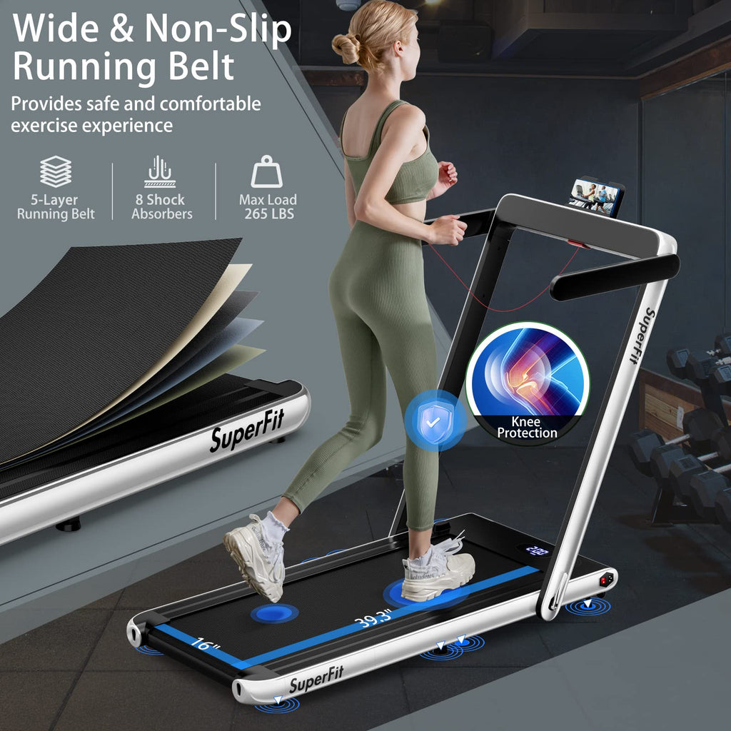 2 in 1 Folding Electric Treadmill A62389
