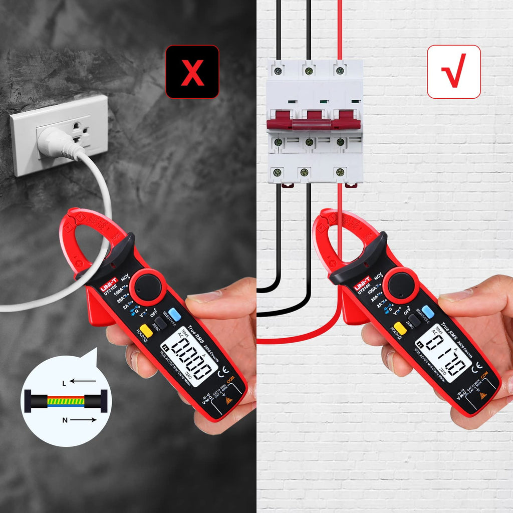 Mini Digital Clamp Meter & Phillips Screwdriver D7725