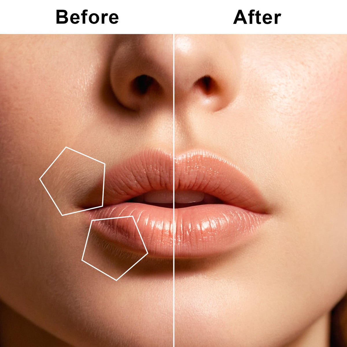 Facial Hair Removal USB Rechargeable 3 Replacement Heads W5335