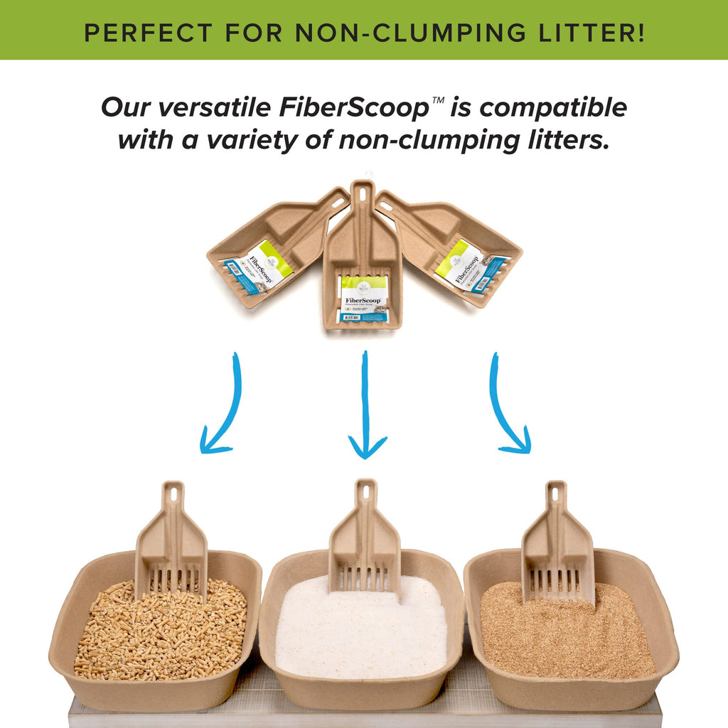 Large Disposable Cat Litter Box + Disposable Litter Scooper K131923