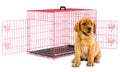 36" Metal Wire Folding Dog Crate with Divider Panel M733048